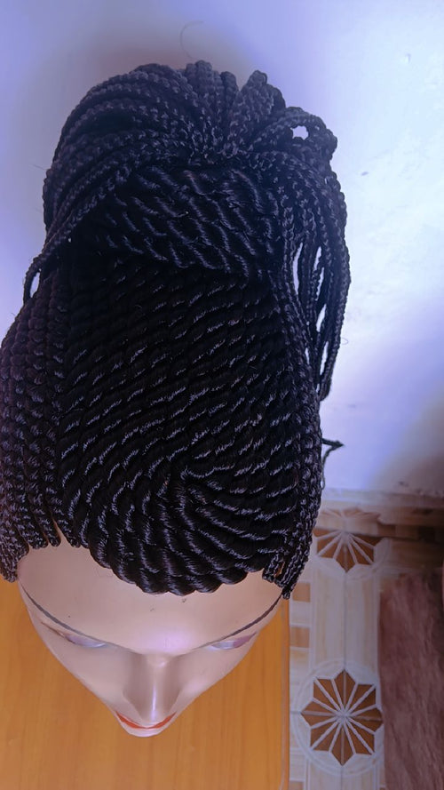 All-Up Pony Braided Wig