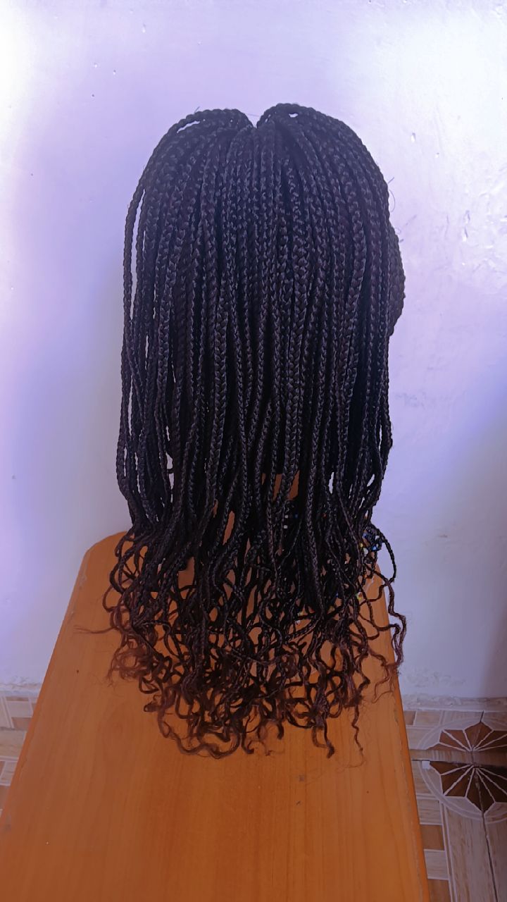 All-Up Pony Braided Wig