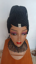Royal Cornrow Pony Wig