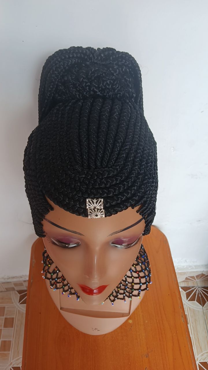 Royal Cornrow Pony Wig