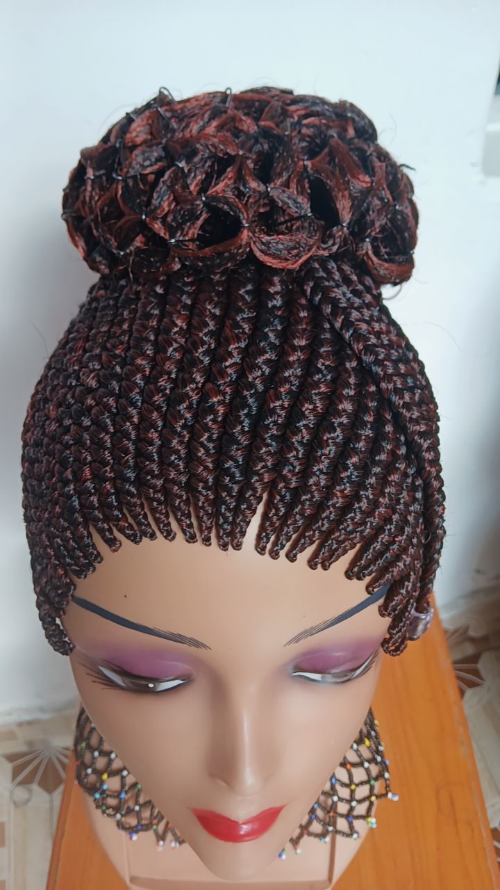 All-Up Rosette Cornrow Wig