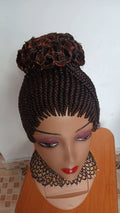 All-Up Rosette Cornrow Wig