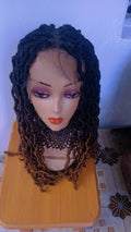 Full Lace Gypsy Locs Wig — Two-Tone Caramel Ombré