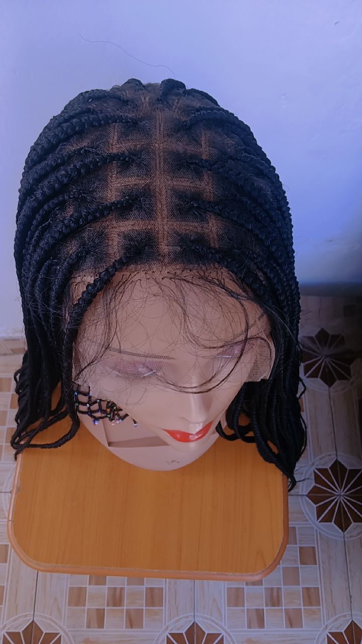 Full Lace Long Braided Wig — Onyx