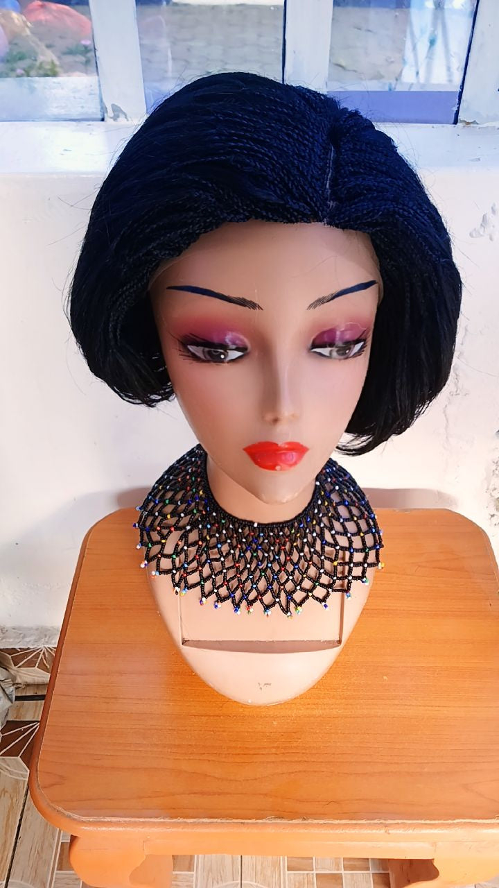 Braided Straight Bob Wig