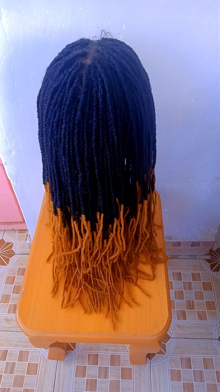 Locs Wig Black to Ombre