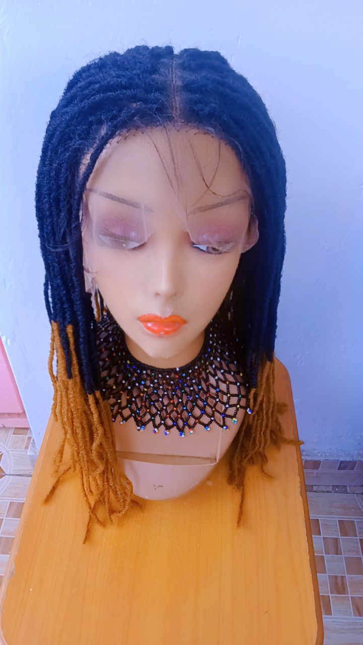 Locs Wig Black to Ombre
