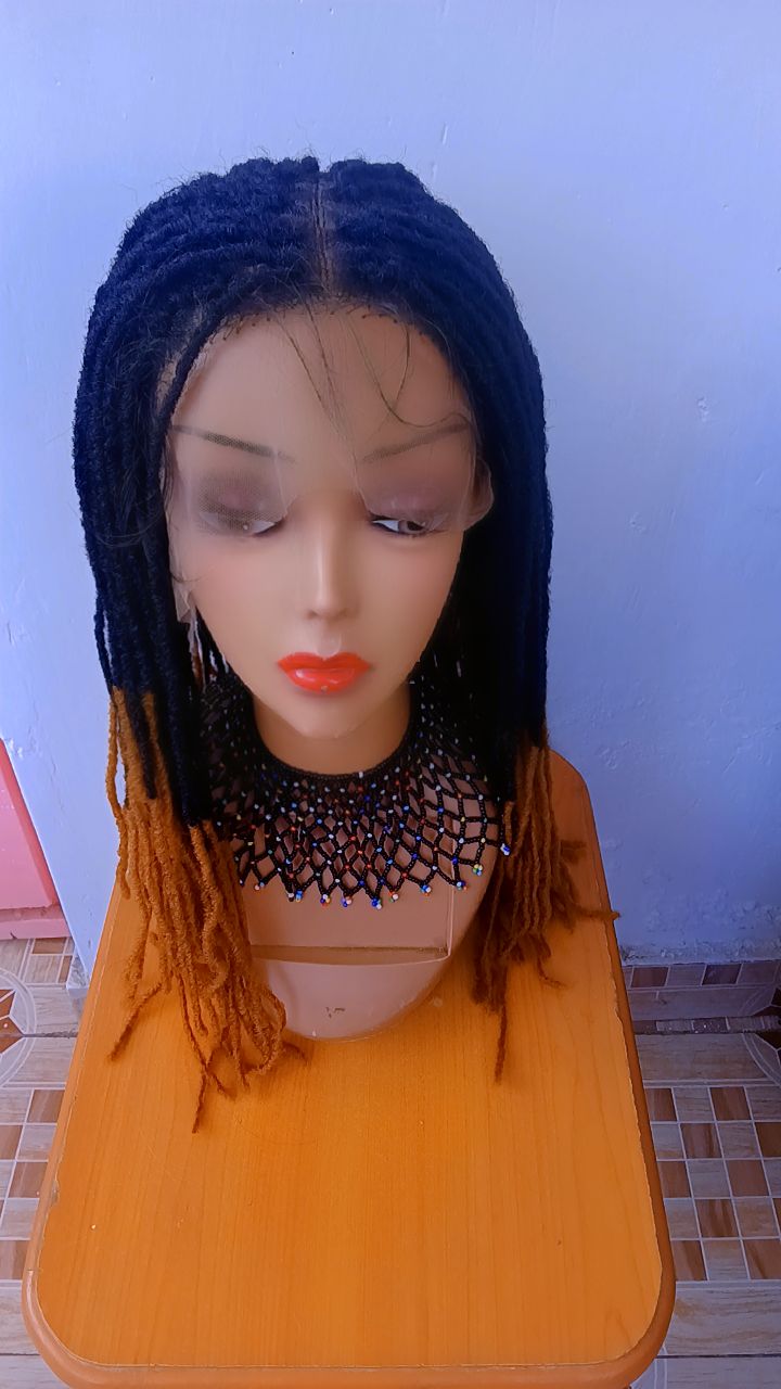 Locs Wig Black to Ombre