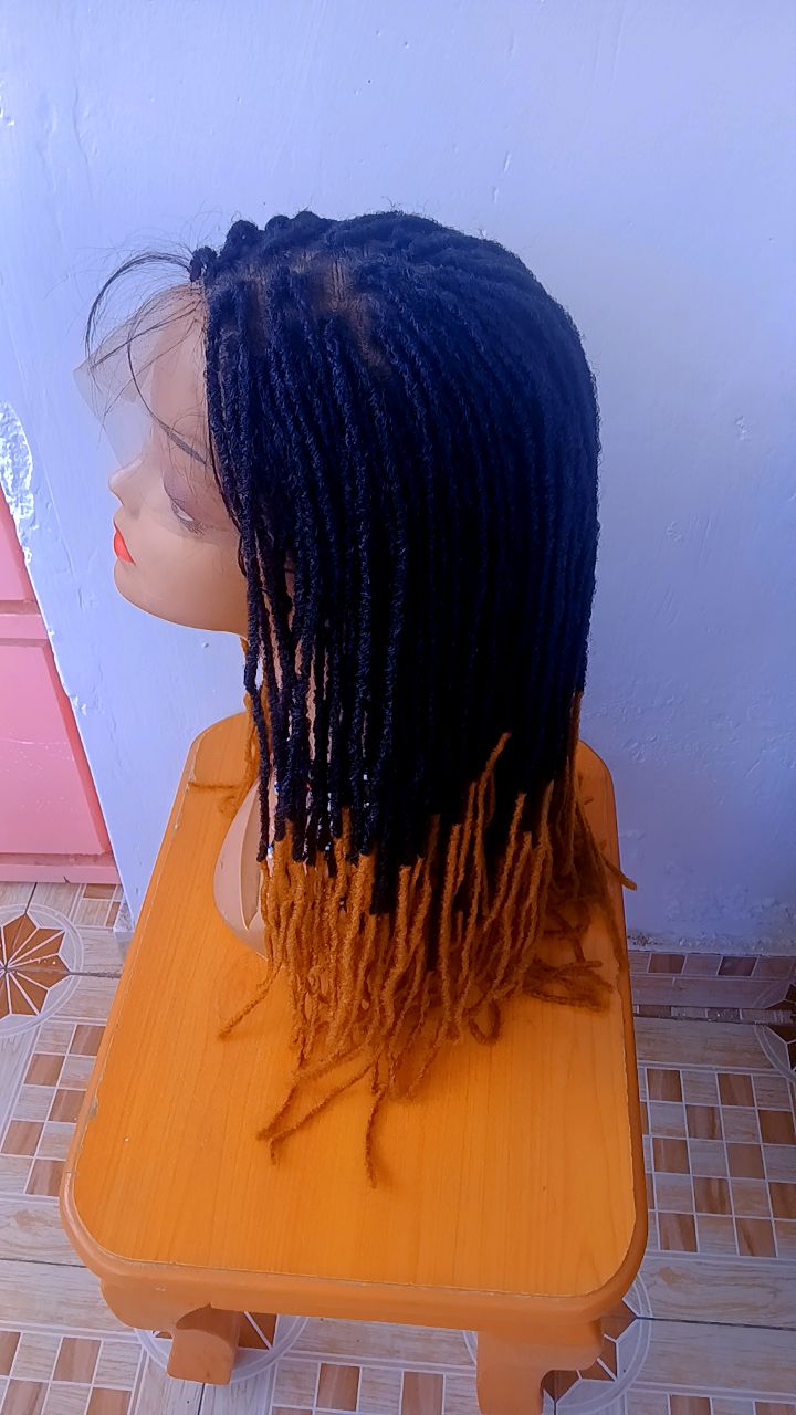 Locs Wig Black to Ombre