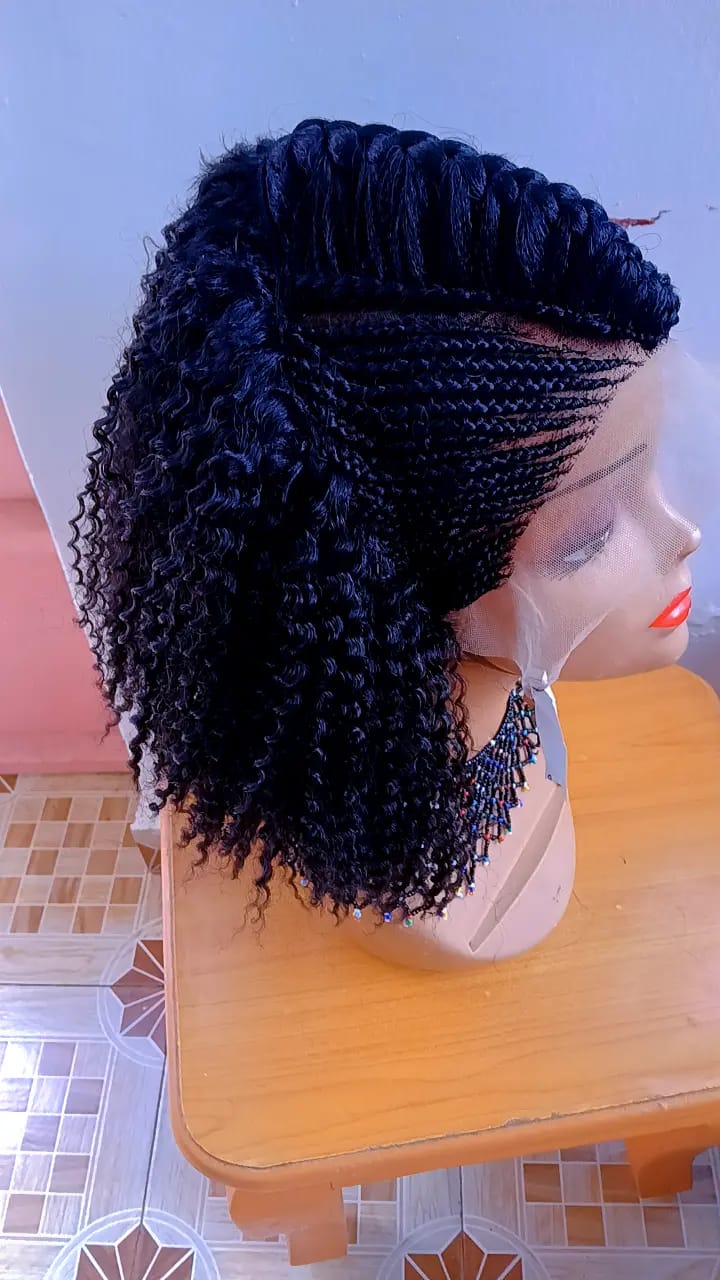 Ethiopian Braided Curly Wig