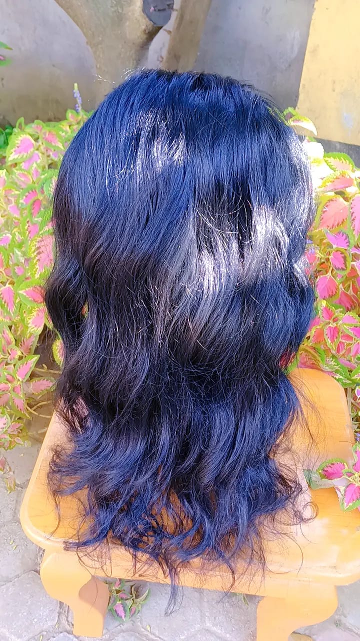 Long Body Wave Headband Wig — Natural Black