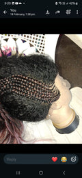 Full Lace Braided Wig — Custom Made-to-Order (Pre-Order)