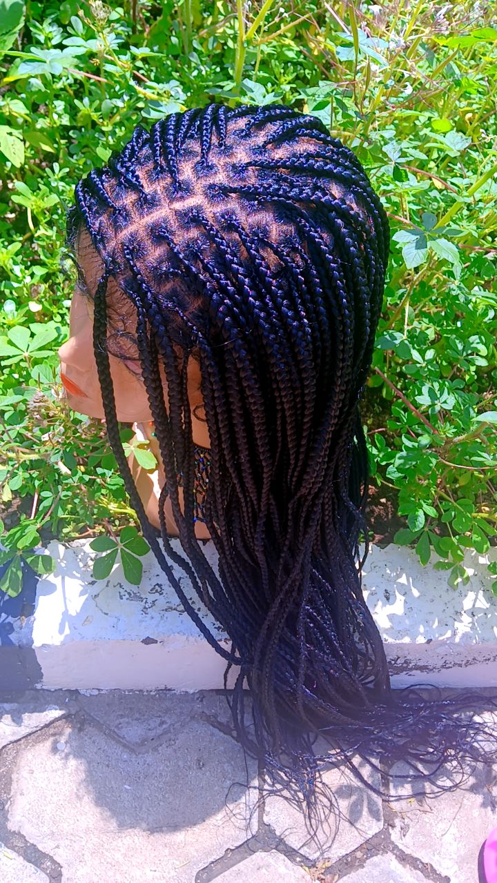 Knotless Box Braid Full Lace Wig