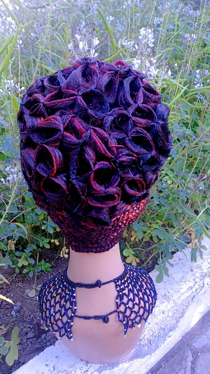 All-Up Rosette Cornrow Wig