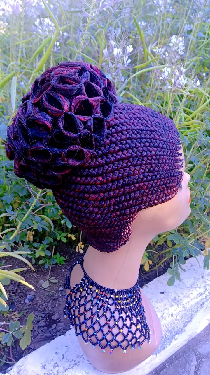 All-Up Rosette Cornrow Wig
