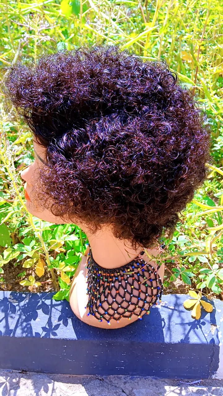 Short Curly Afro Wig