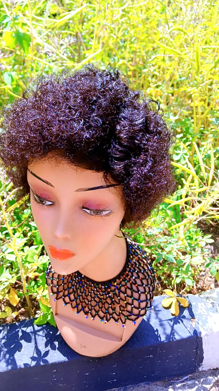 Short Curly Afro Wig