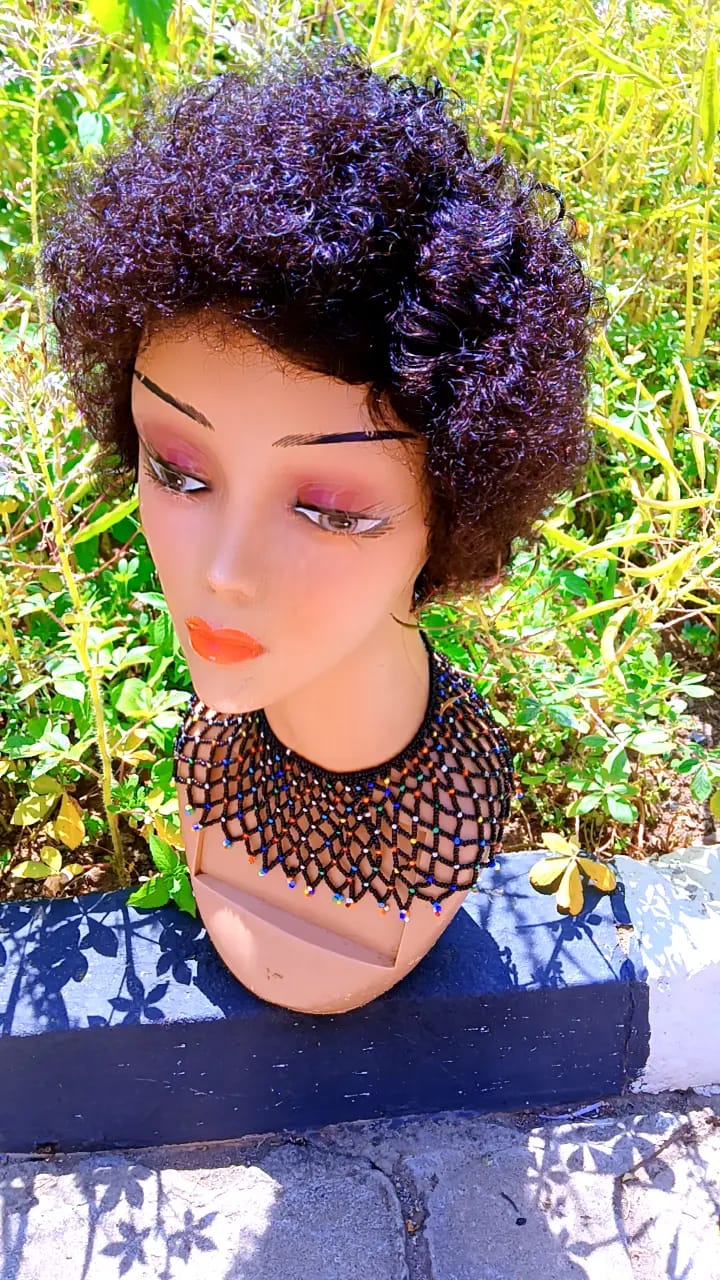 Short Curly Afro Wig