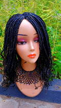 Closure Braided Wig — Black and gold