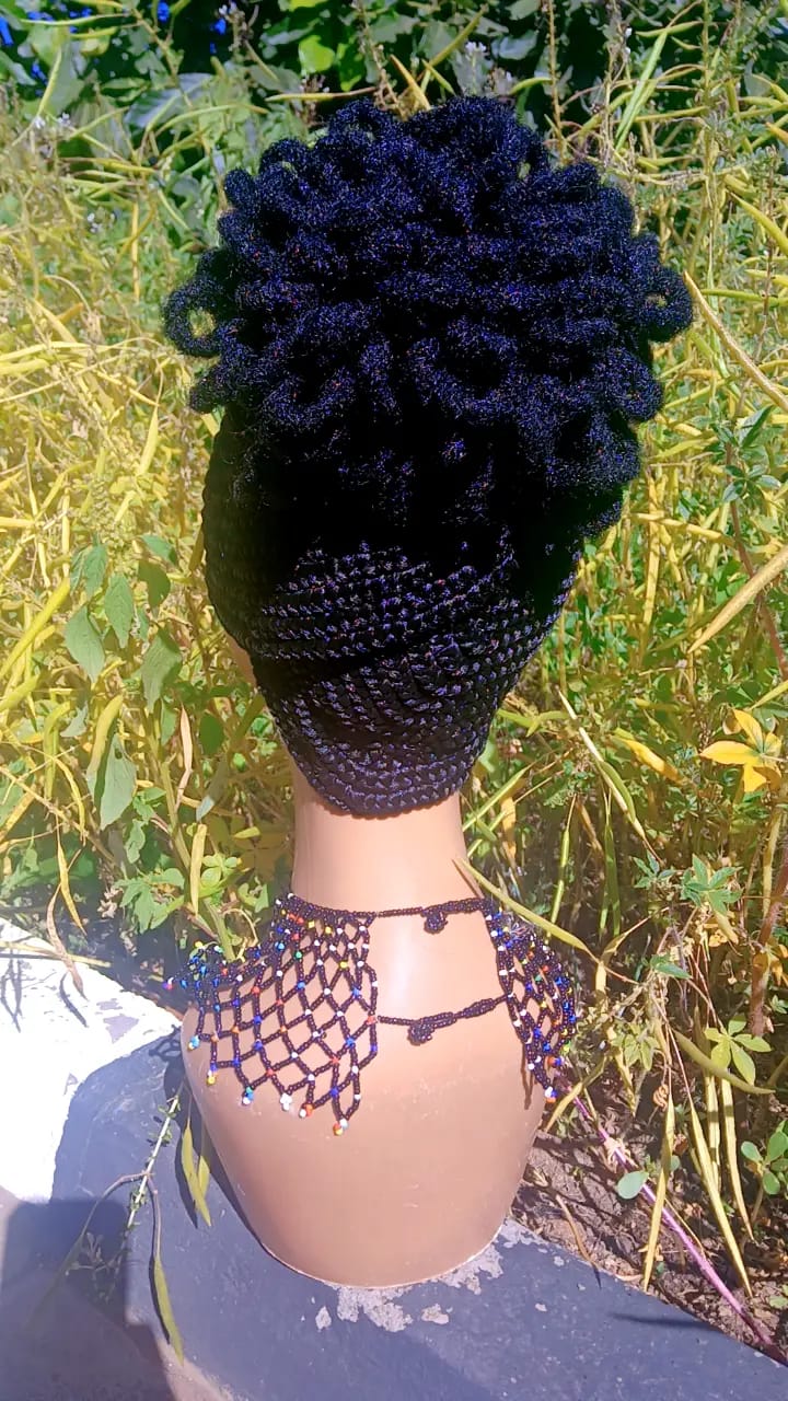Black Crown Braided Wig
