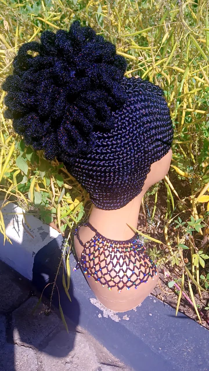 Black Crown Braided Wig