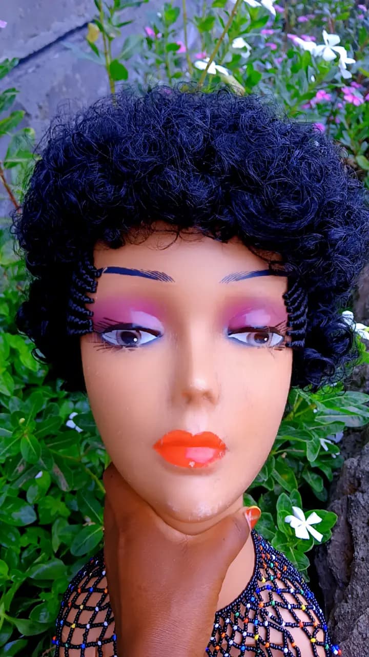 Amani Curly Crop Braided Wig