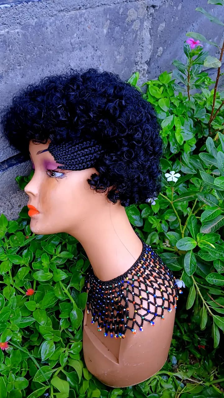 Amani Curly Crop Braided Wig