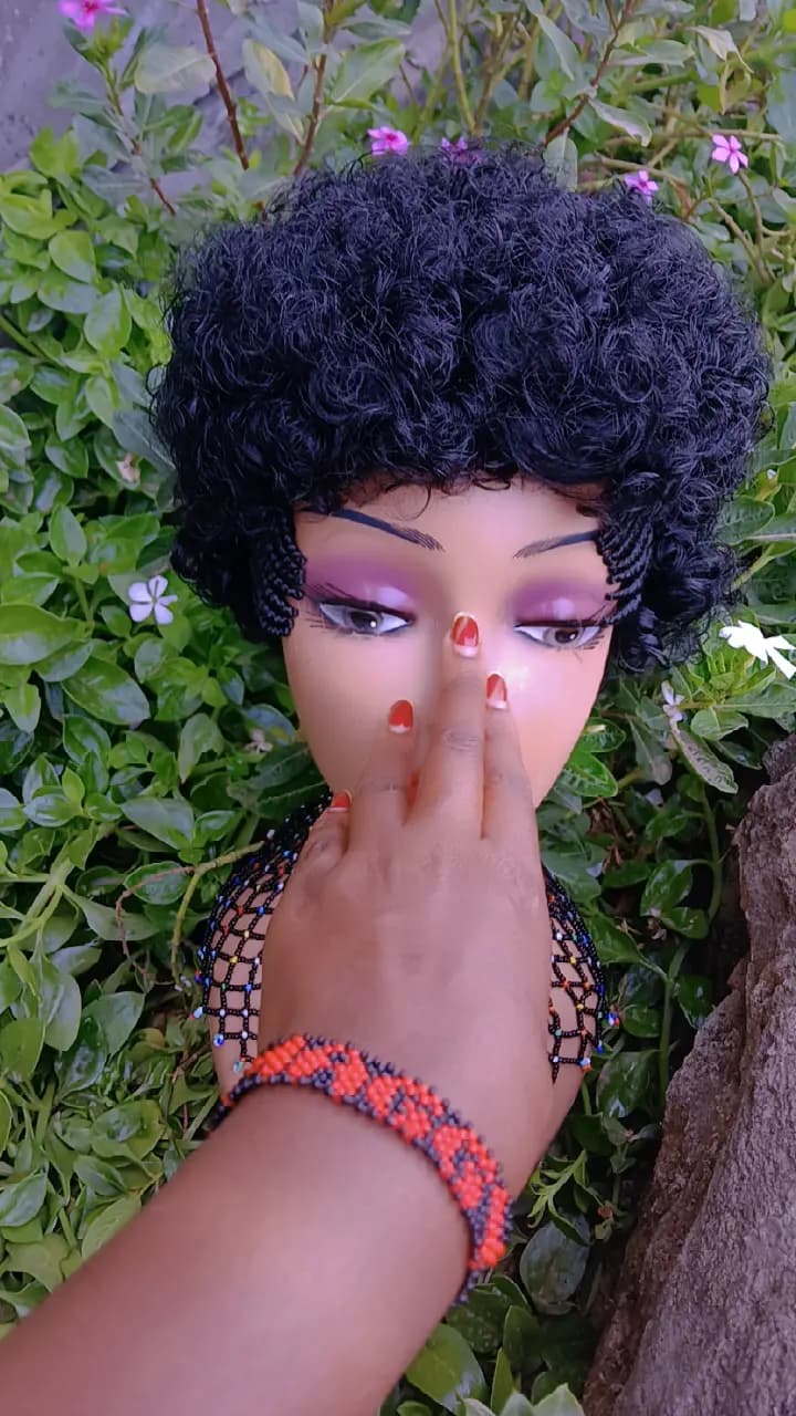 Amani Curly Crop Braided Wig