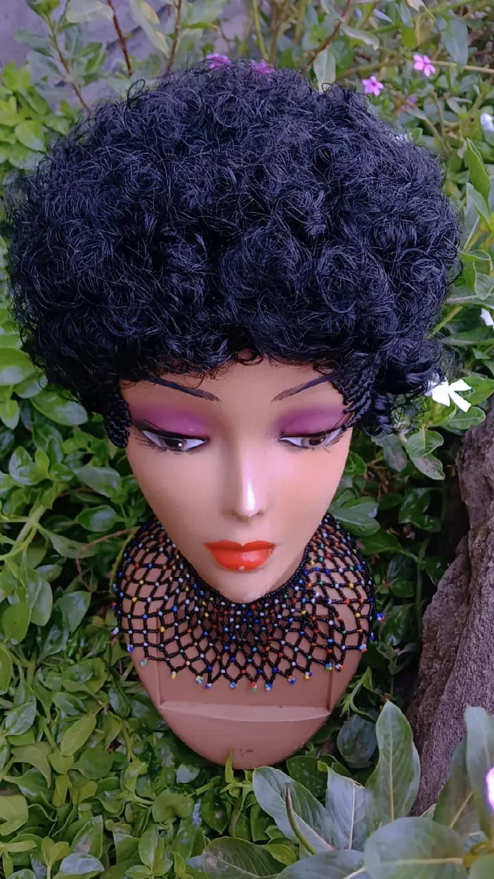 Amani Curly Crop Braided Wig
