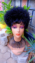 Pendo Curly Crop Wig