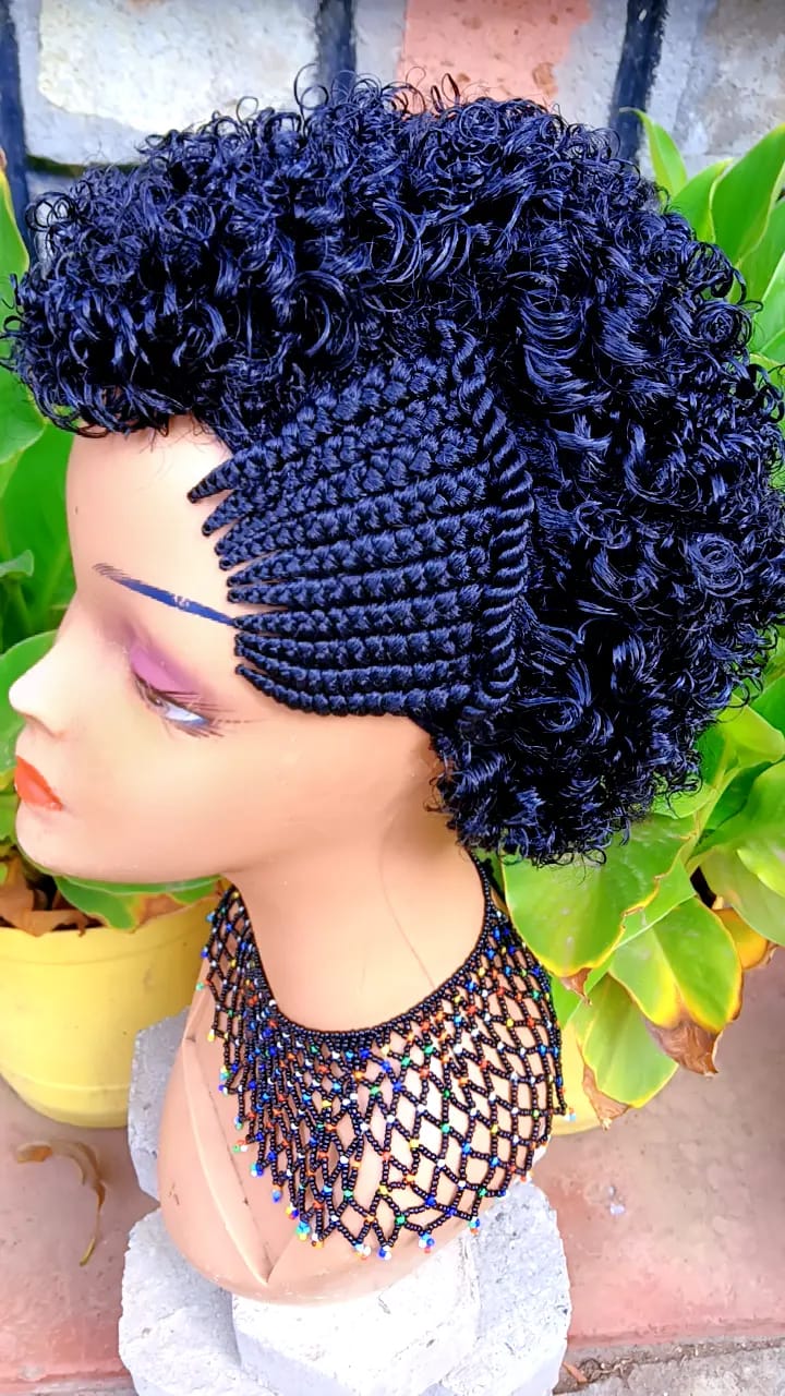 Amani Curly Crop Braided Wig