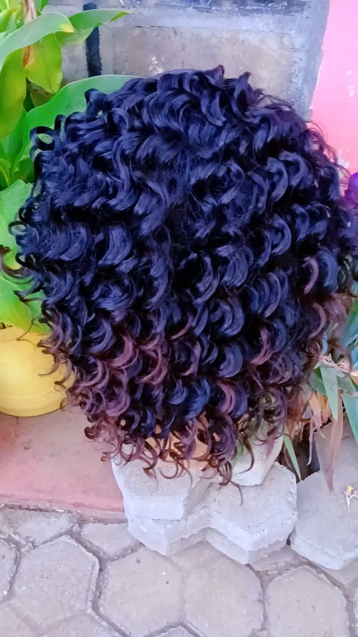 Upepo Wavy Curl Braided Wig