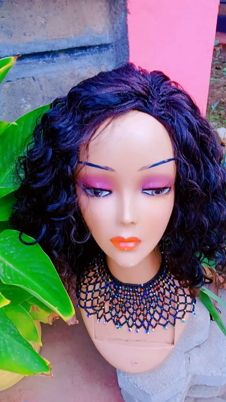 Upepo Wavy Curl Braided Wig