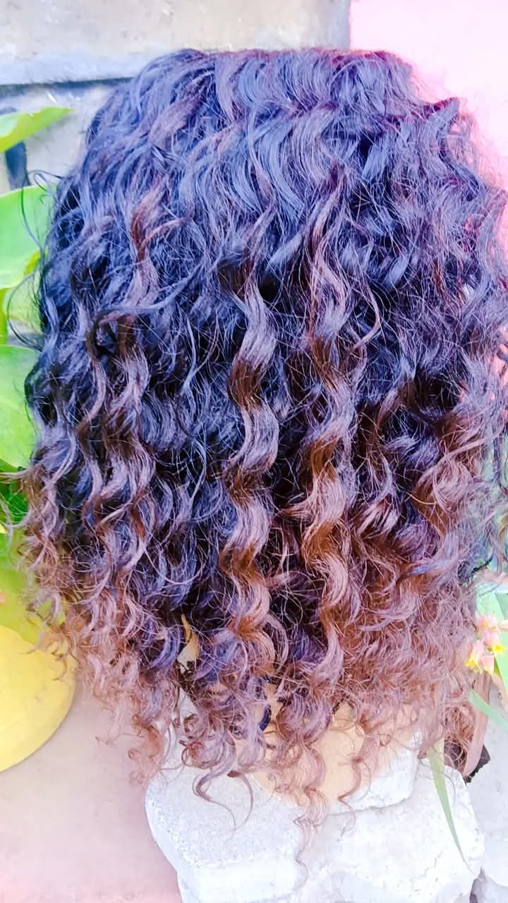 Upepo Wavy Curl Braided Wig
