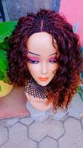 Upepo Wavy Curl Braided Wig
