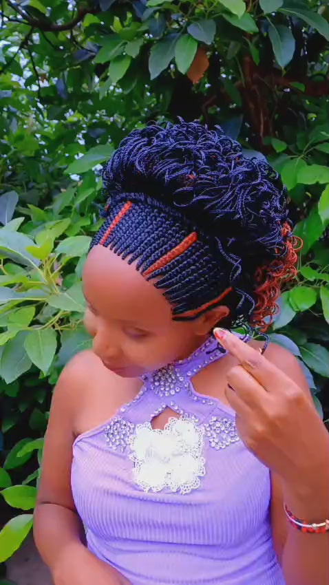 Spiral Braided Wig