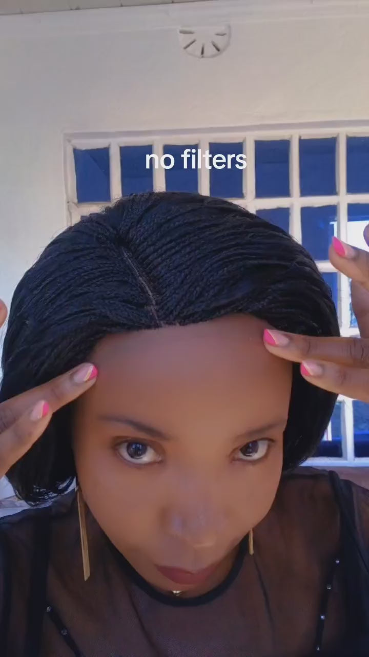 Braided Straight Bob Wig