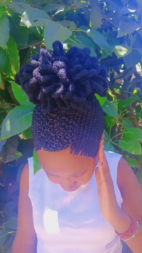 Black Crown Braided Wig