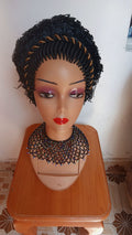 Lollipop Braided Wig — Caramel Accent